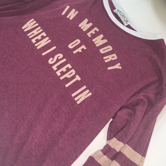 Wild fox ‘IN MEMORY OF WHEN I SLEPT IN’ Sweater - Picture 4 of 10